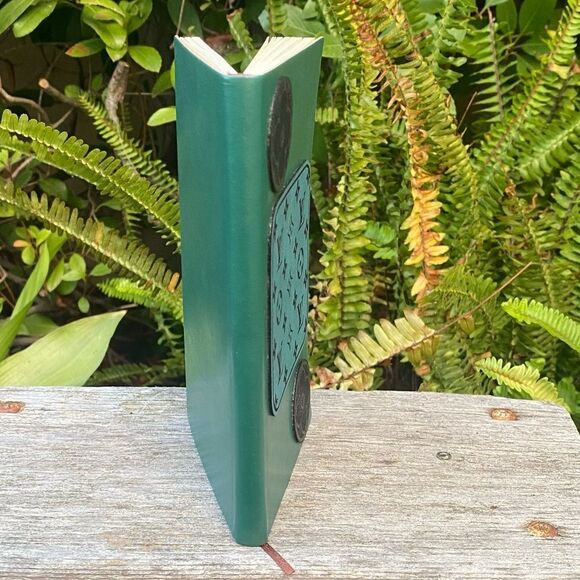 New Handmade Laser Engraved Teal Blue/Green Notebook/Daily Planner - Picture 7 of 8